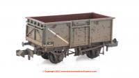 377-227H Graham Farish BR 16 Ton Steel Mineral Wagon number B165149 - with Top Flap Doors - BR Grey - Weathered